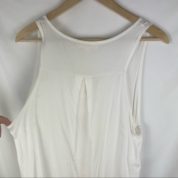 Painted Threads Ivory High-Low Button-Front Blouse - Picture 8 of 9